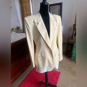 Jones New York Ladues silk dinner jacket